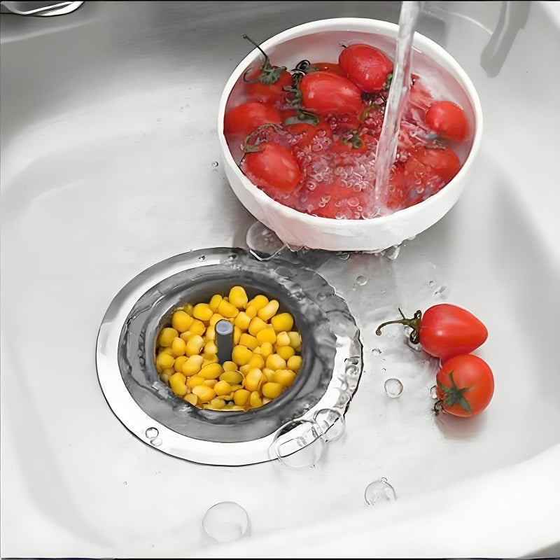Ginbel Direct 2 Pack Kitchen Sink Drain Strainer Silicone Stainless, Drain Protector,Prevent Clogging, Large Wide Rim 4.5 inch Diameter, Tools Home Improvement (Gray) - Image 5
